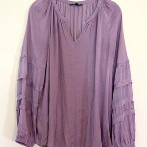 Simply Vera Vera Wang Women's Purple Blouse